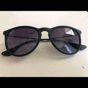 SOLD ON EBAY ▪️ GENTLY USED BLACK ERIKA RAYBANS